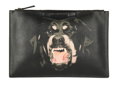 Rottweiler Pouch, &pound;210, Accessories, Black, Canvas, Front view